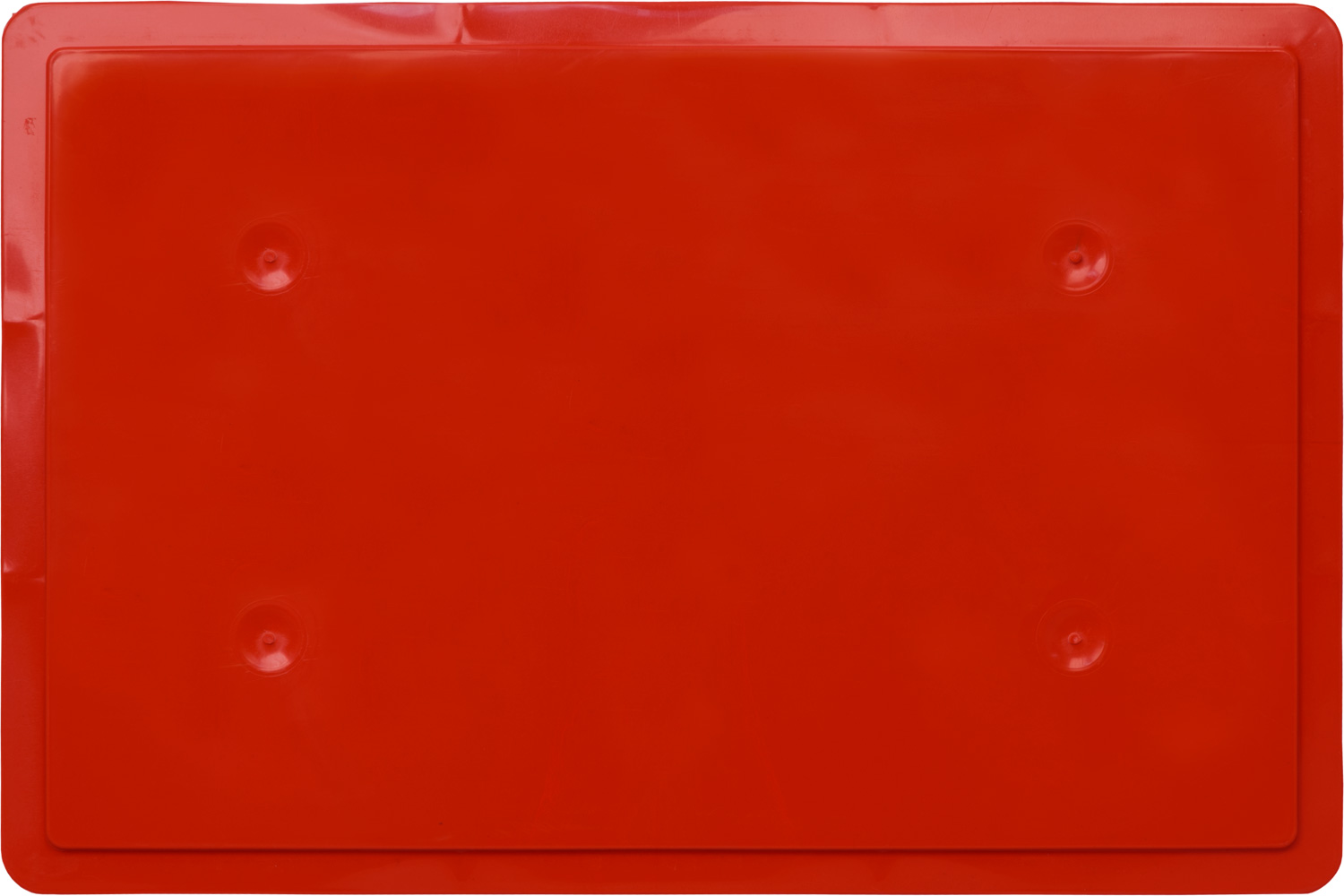 Ящик сплошной 600×400×75 мм, объем 15 л., арт.: 424, красный, код: 06179