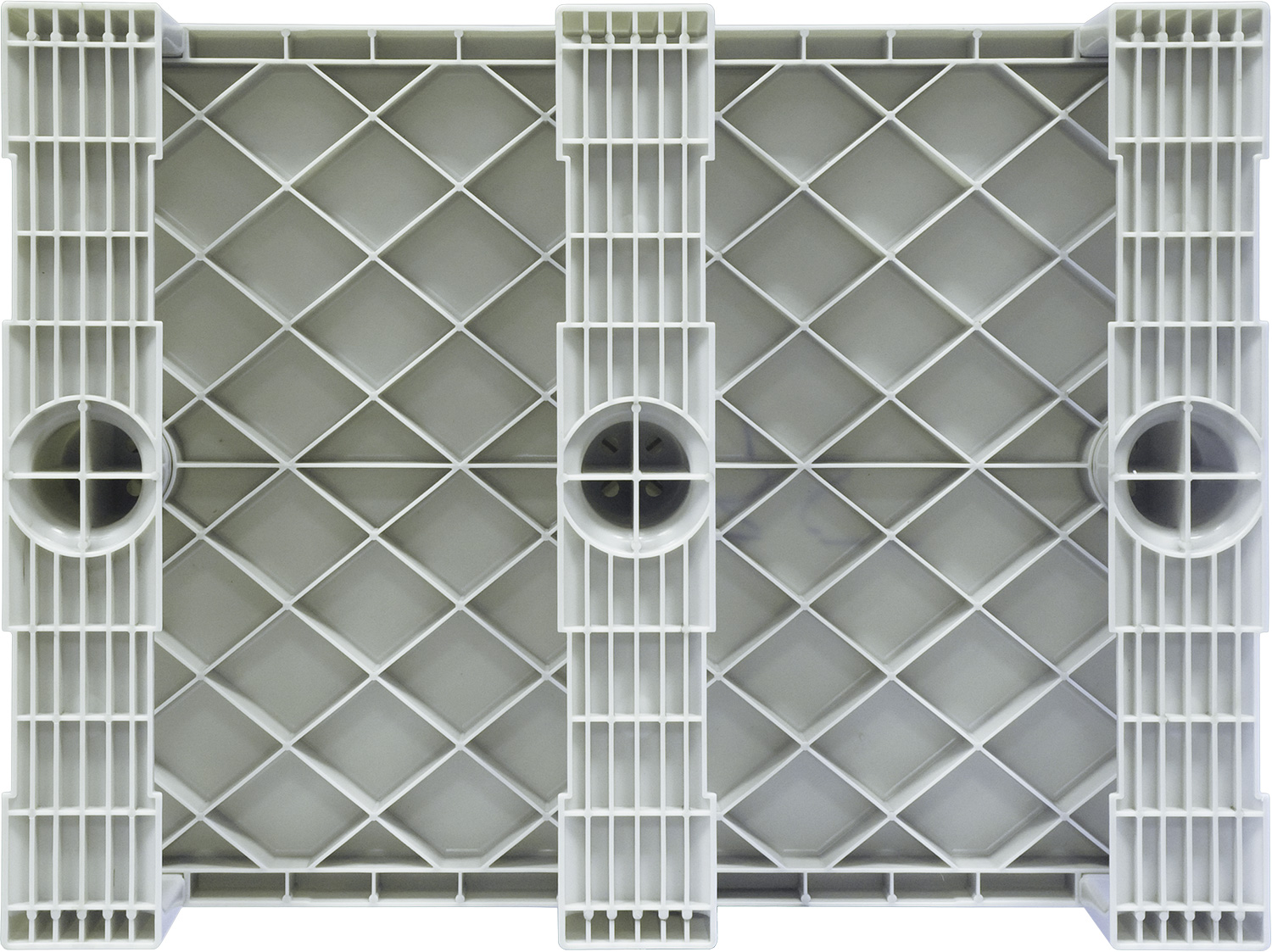 Паллет 800×600х150 сплошной, на 3-х полозьях, арт. TR 680 черный, код: 07877