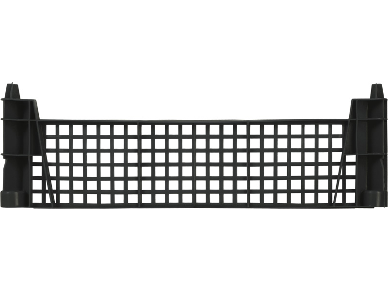 Ящик перфорированный 400×300×110, арт.: 101, объём 9, чёрный, код: 13154